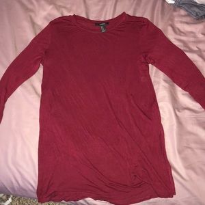 Blouse with slits on sides